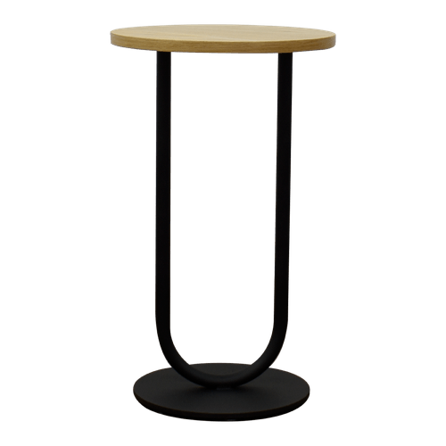 Mesa Auxiliar Obi Pata Hierro Negro/natu