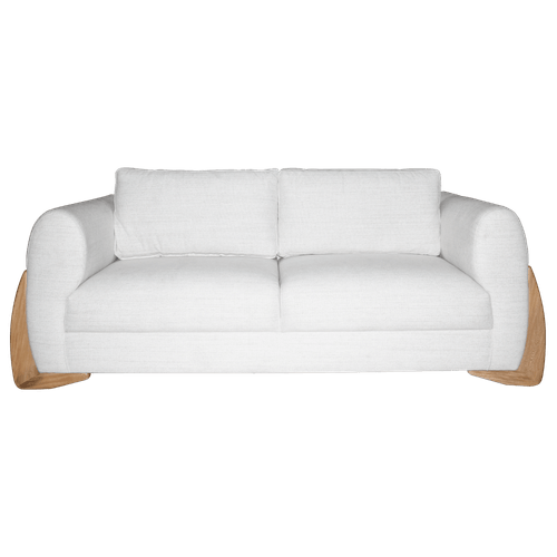 Sofa 2 Puestos Halim Pata Natural/tela A
