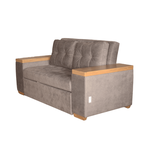 Sofa cama Liverpool en Tela, gris