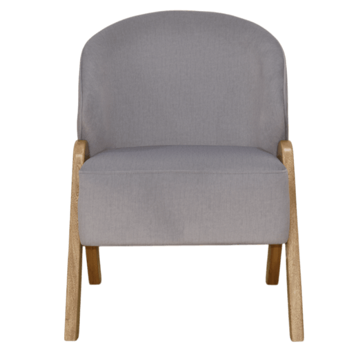 Silla Decorativa Dhalia Pata Natural/tel