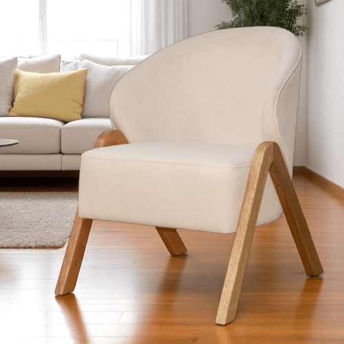 Silla Decorativa Dhalia Pata Natural/tel