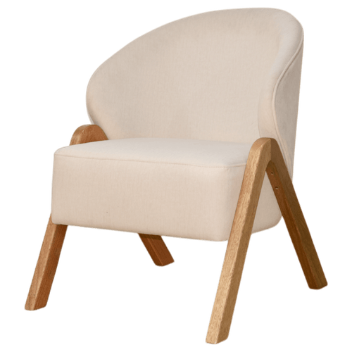 Silla Decorativa Dhalia Pata Natural/tel