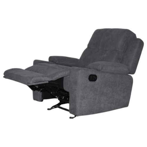 Silla Reclinable Mecedora Marsella en Tela, Gris