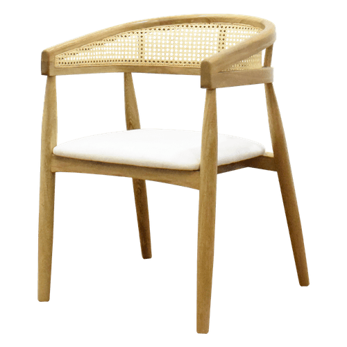 Silla De Comedor Volga Pata Natural/tela