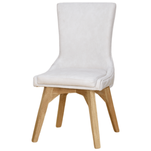 Silla de Comedor Candan  Pata Natural/tela