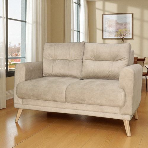 Sofa Almere 2 puestos en tela, beige
