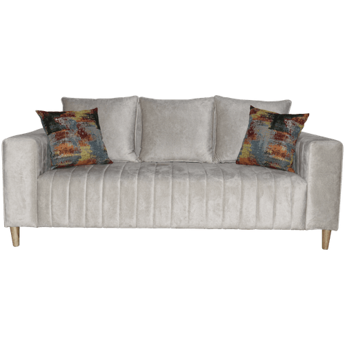 Sofa New York 3 puestos en tela, beige