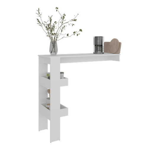 Mesa de Bar Aurora 109X120X42 RTA Blanco ZF