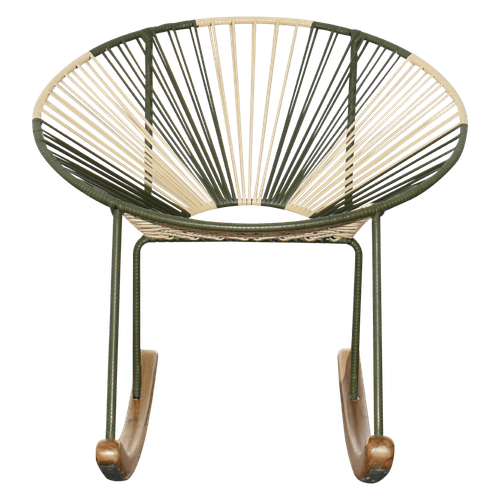 Silla Mecedora Talat Pitillo/hierro/verd