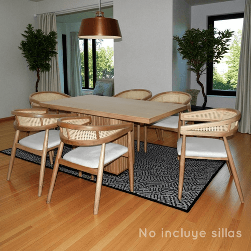 Mesa de Comedor 6 puestos Cubon 160x90/natural