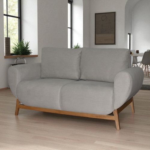 Sofa 2 Puestos Darling Pata Natural/tela