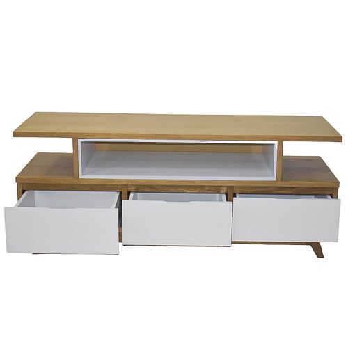 Mesa de TV Osaka  Natural/blanco