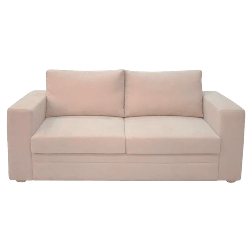 Sofa Lois 2 puestos en tela, arena