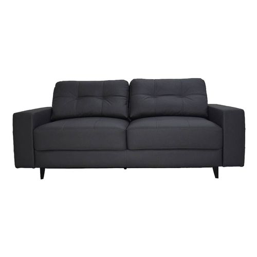 Sofa 3 Pts Parch Tela/plomo