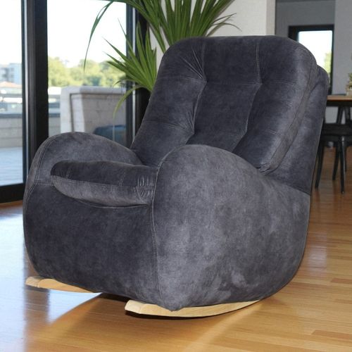 Silla Mecedora Kinder Tela/plomo