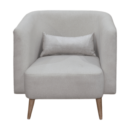 Silla Decorativa Hayri Tela Arena/pata N