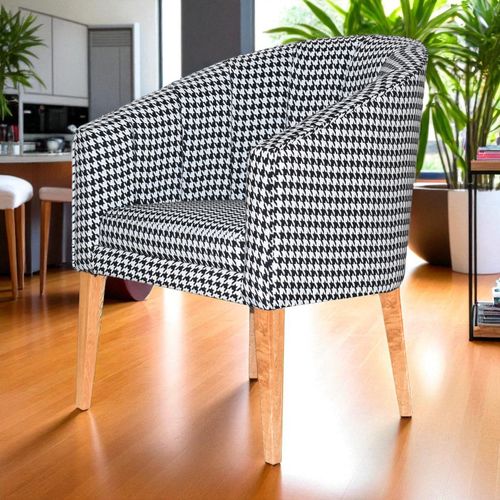 Silla  Decorativa Osaka Pata Nat/blan