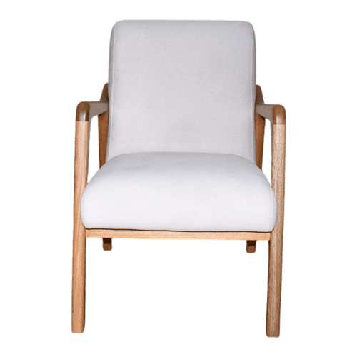 Silla Decorativa Hakan Pata Natural/tela