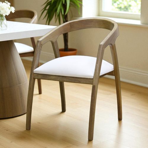 Silla de Comedor Ram Madera/nat/blanco