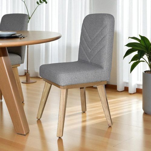 Silla de Comedor Ediz P/nat Sint/gris
