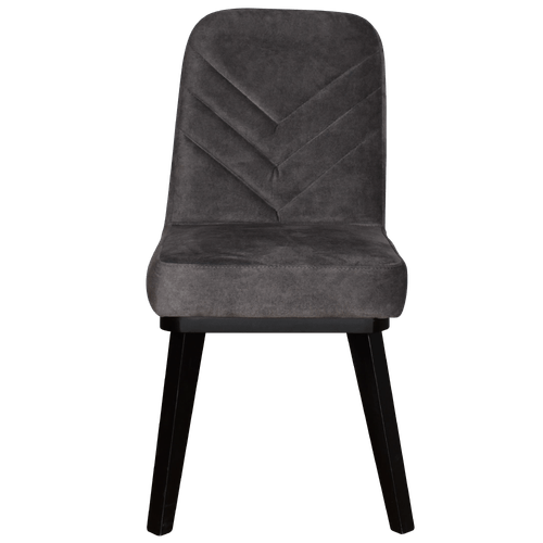 Silla de Comedor Ediz P/neg Tela/gris