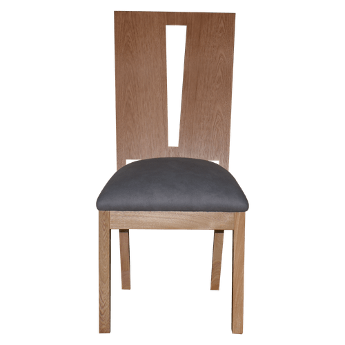 Silla de Comedor Estambul Pata Natural, gris