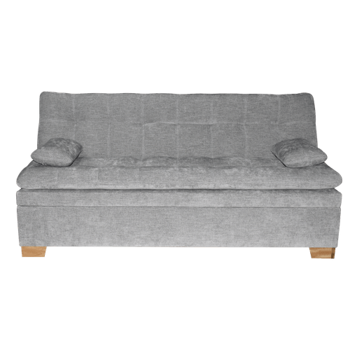 Sofá cama Andalucia con Baul en Tela, plata