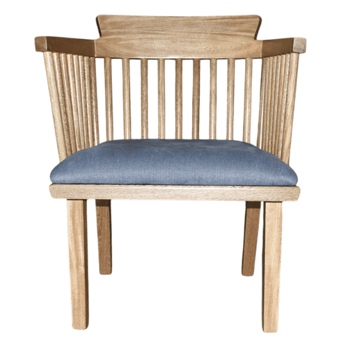 Silla Decorativa Tajo Pata Natural/tela