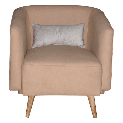 Silla Decorativa Hayri Pata Natural/tela