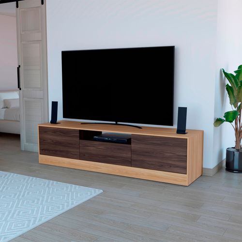 Rack para TV Niles 75" 506x200x50 RTA Fresno Nogal