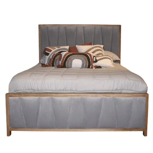 Cama 140 Kaan Natural//gris