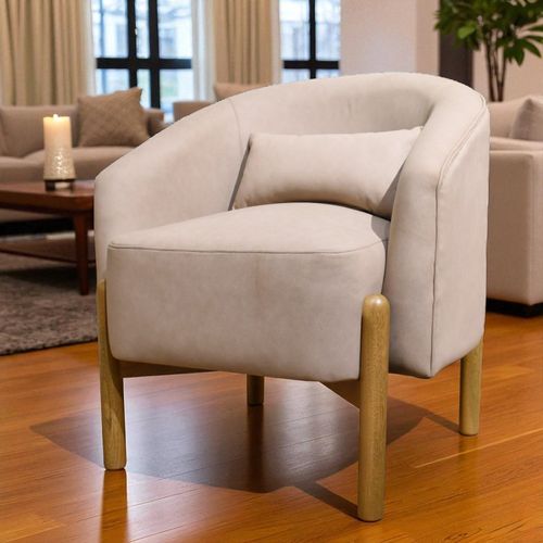 Silla Decorativa  Hasnu Pata Natural/tel