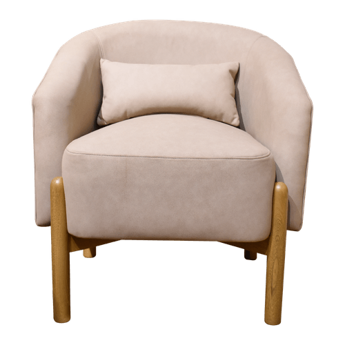Silla Decorativa  Hasnu Pata Natural/tel