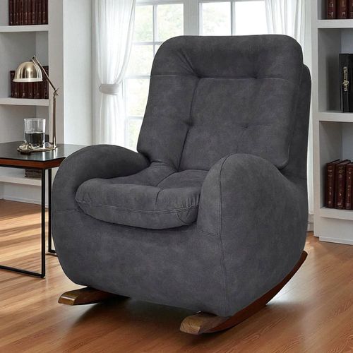 Silla Mecedora Kinder Tela/gris