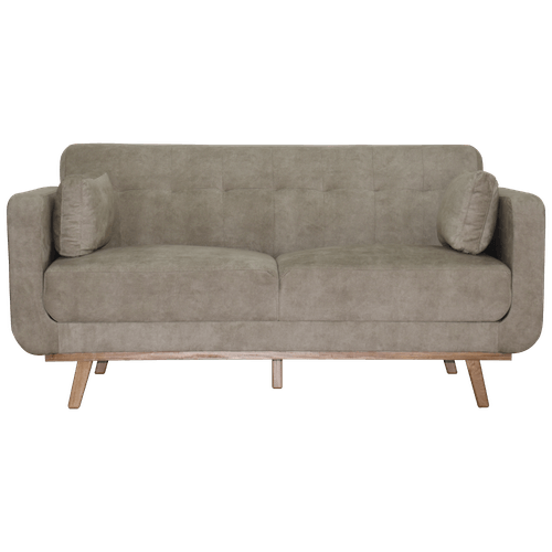 Sofa Kinda 3 puestos en tela, beige