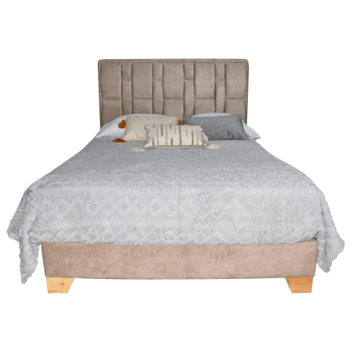 Base cama y Cabecero Onur 160x190 Tela/Beige