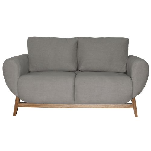 Sofa 2 Puestos Darling Pata Natural/tela