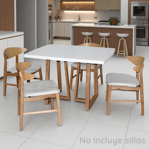 Mesa de Comedor 4 puestos Acra Taupe