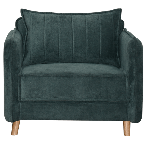Silla Decorativa Loft Tela /verde