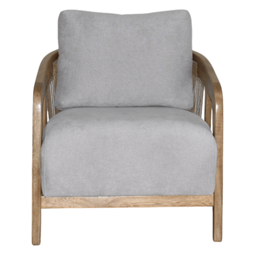 Silla Decorativa Ambar Natural/tela /pla