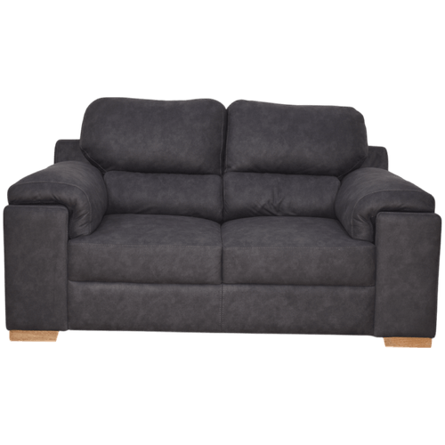 Sofa 2 Puestos Duomo Tela /grafito