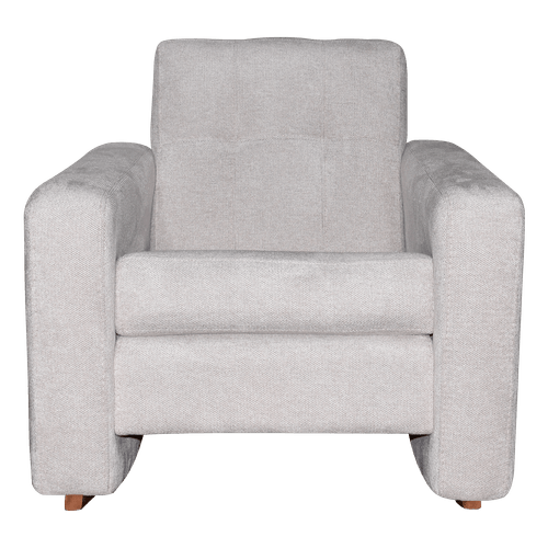 Silla Mecedora Tweed Tela/taupe