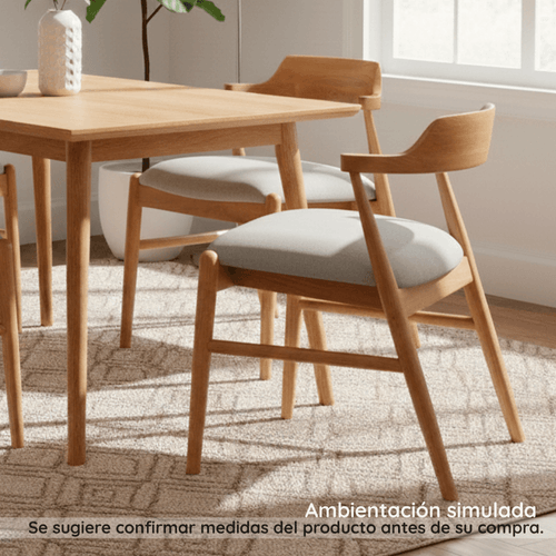 Silla Comedor   Nur  Pata Nat /marfil