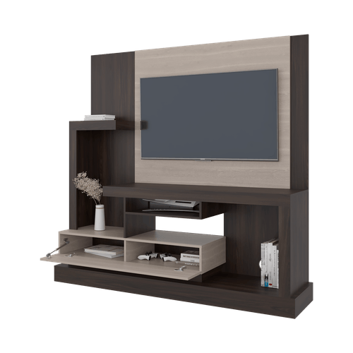 Centro de Entretenimiento Alcaceres 172X180X41 RTA Nogal Bardolino