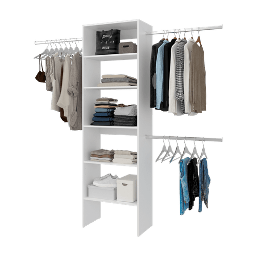 Closet Abierto Selt 210X63X36 RTA Kronos Blanco ZF