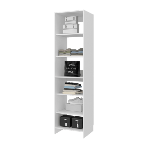 Closet Eco 4 Estantes 213X55X48 Kronos Blanco ZF
