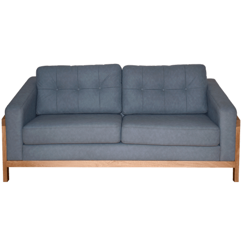 Sofá 3 Puestos Berker Tela plomo