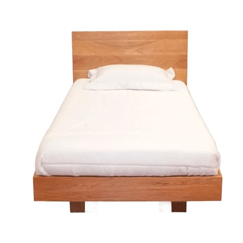 Cama sencilla Hol 100x190cm en madera natural