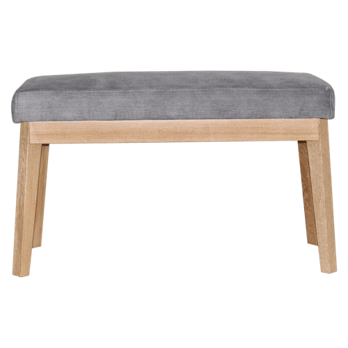 Banca de madera para comedor Filadelfia gris