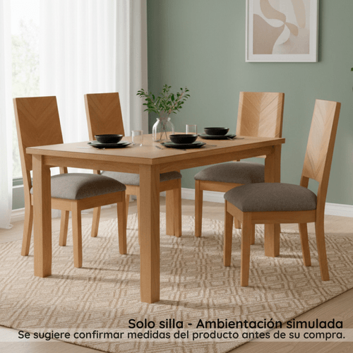 Silla de Comedor Deko Pata Nat //gris